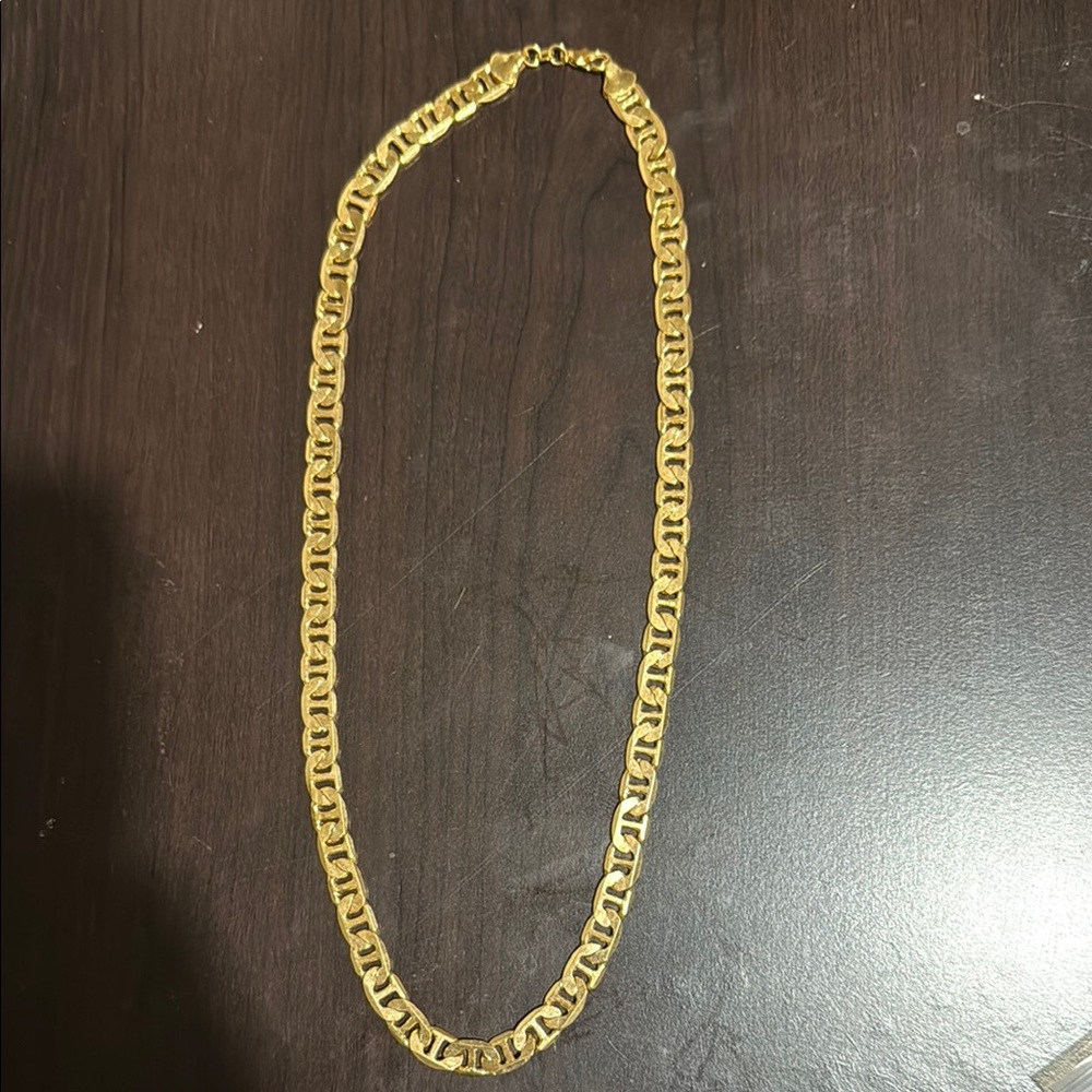 Elegant Gold Plated Chain Necklace